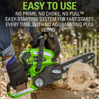 40V 12" Cordless Battery Chainsaw w/ 2.0 Ah Battery & Charger