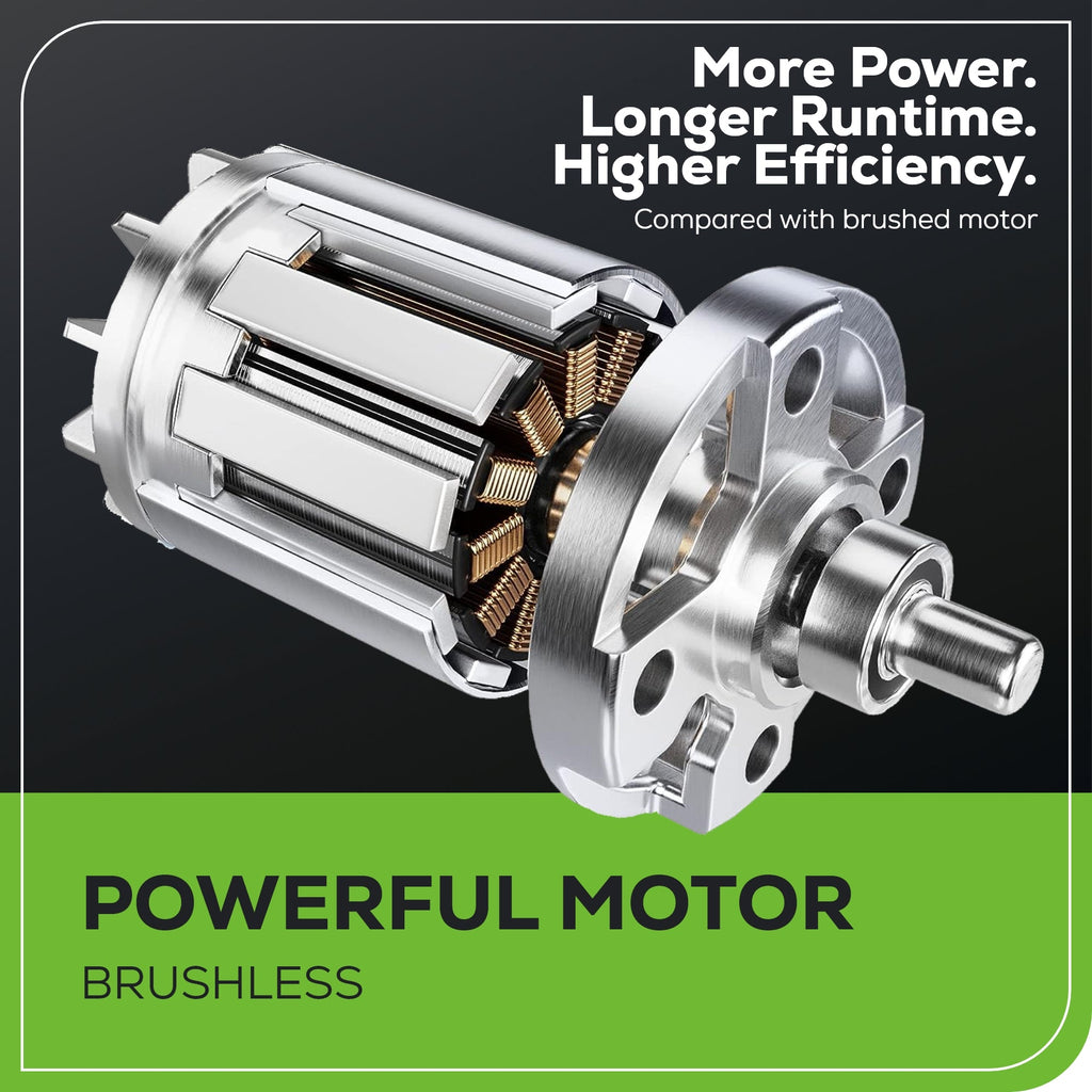 60V 16" Gen 2 Brushless Cordless Battery String Trimmer: (1) 2.5 Ah Battery, (1) 3A Charger