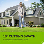 80V 16" Gen 2 Brushless Cordless String Trimmer (Attachment Capable): (1) 2.5 Ah Battery, (1) 4A Rapid Charger