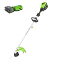 60V 16" Brushless Cordless Battery String Trimmer (Attachment Capable): (1) 4.0 Ah Battery, (1) 3A Charger, (1) Shoulder Strap