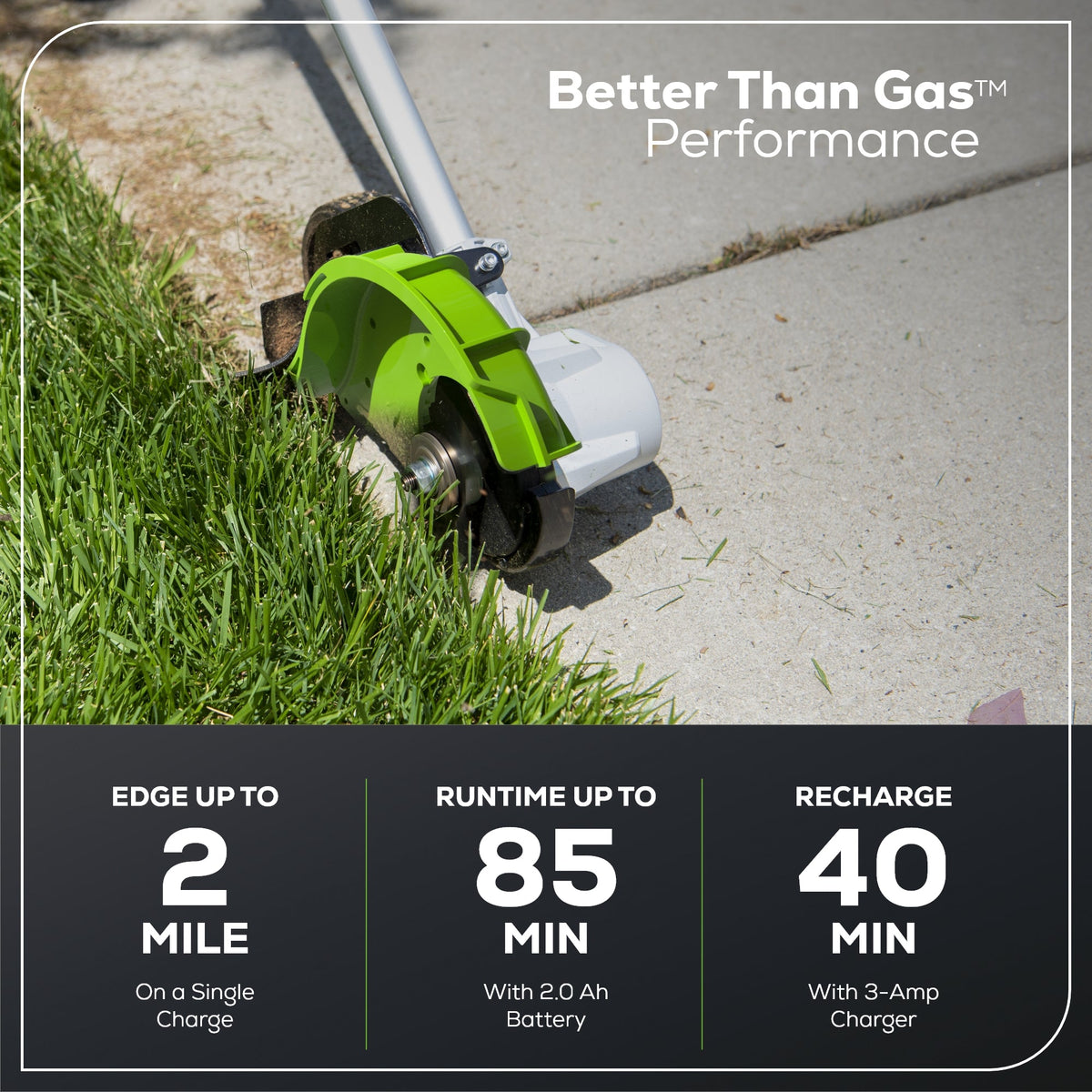 80V 8" Brushless Edger Gen 2 (Tool Only)
