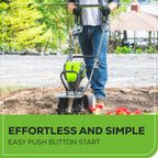 80V 10" Brushless Cultivator / Tiller w/ 2.0Ah Battery & Charger