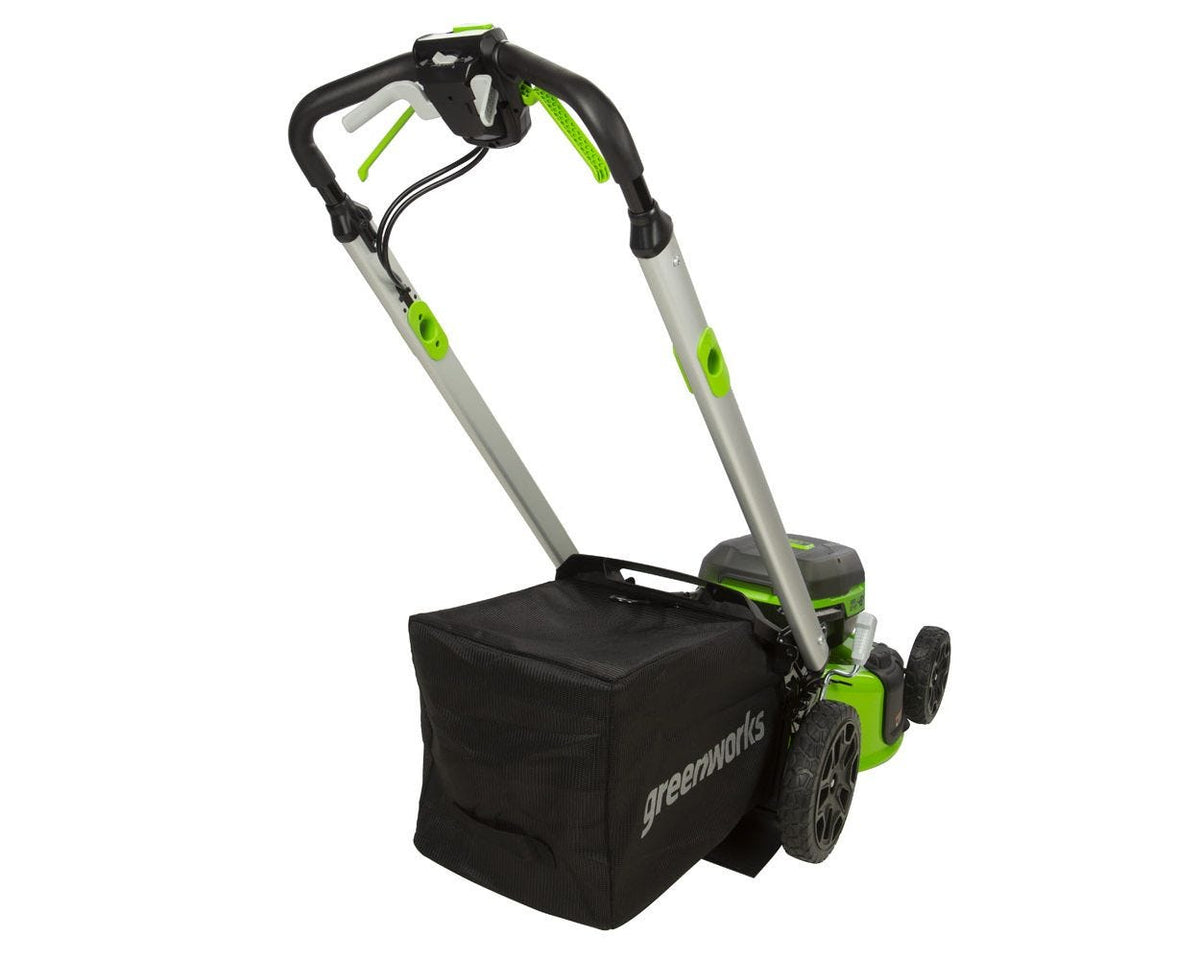 48V (24V x 2) 21" Cordless Battery Self-Propelled Lawn Mower w/ (4) 4.0Ah USB Batteries & (2) Dual Port Chargers, LM2102S