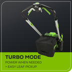 60V 25" Cordless Battery Dual Blade Self-Propelled Lawn Mower w/ Two (2) 4.0Ah Batteries & Dual-Port Charger, LM2516S