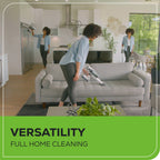 24V Cordless Battery White Stick Vacuum: 4.0 Ah USB-C Battery and Charger
