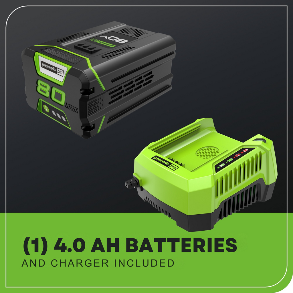80V 21" Cordless Battery 3-in-1 Self-Propelled Lawn Mower w/ 4.0Ah Battery & Charger, LM2138S