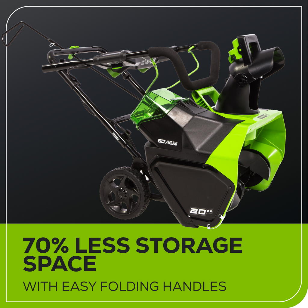 60V 20" Cordless Battery Single-Stage Snow Blower (Tool Only)