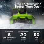 60V 20" Cordless Battery Single-Stage Snow Blower (Tool Only)