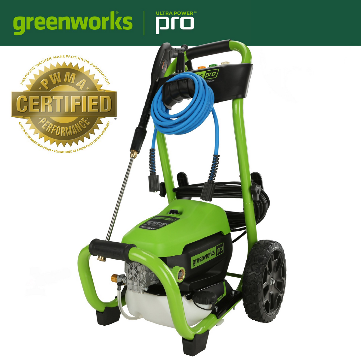 2300 PSI 1.2 GPM Cold Water Electric Pressure Washer