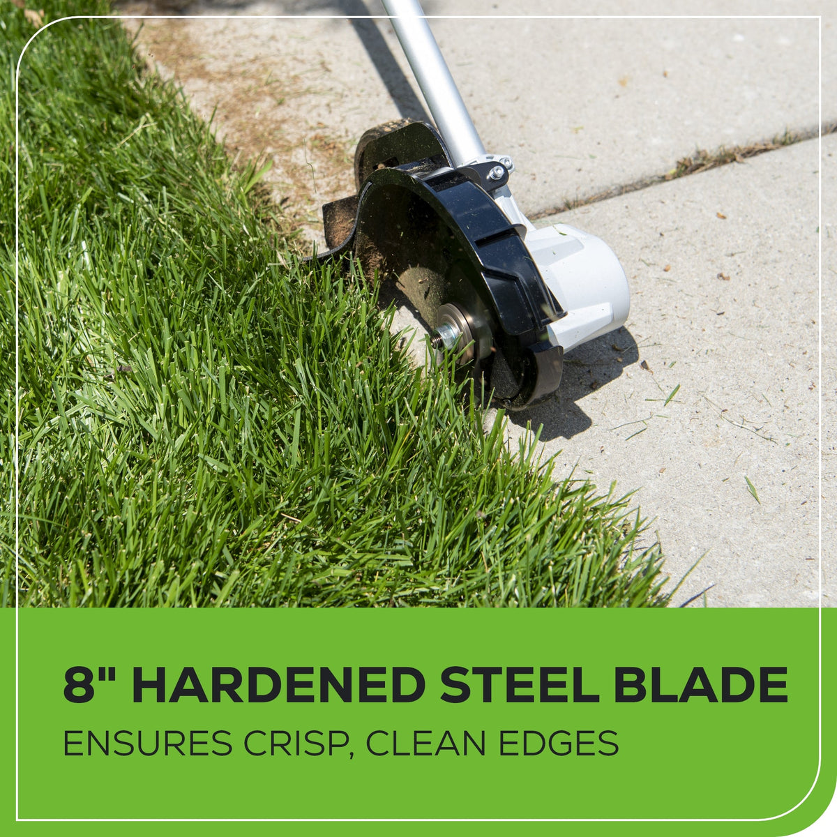 40V 8" Brushless Cordless Battery Edger: (1) 4.0 Ah Battery, (1) 2A Charger