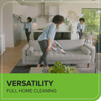 24V Cordless Battery White Stick Vacuum 3-in-1 Bundle: (2) 4.0 Ah USB Batteries and Charging Stand