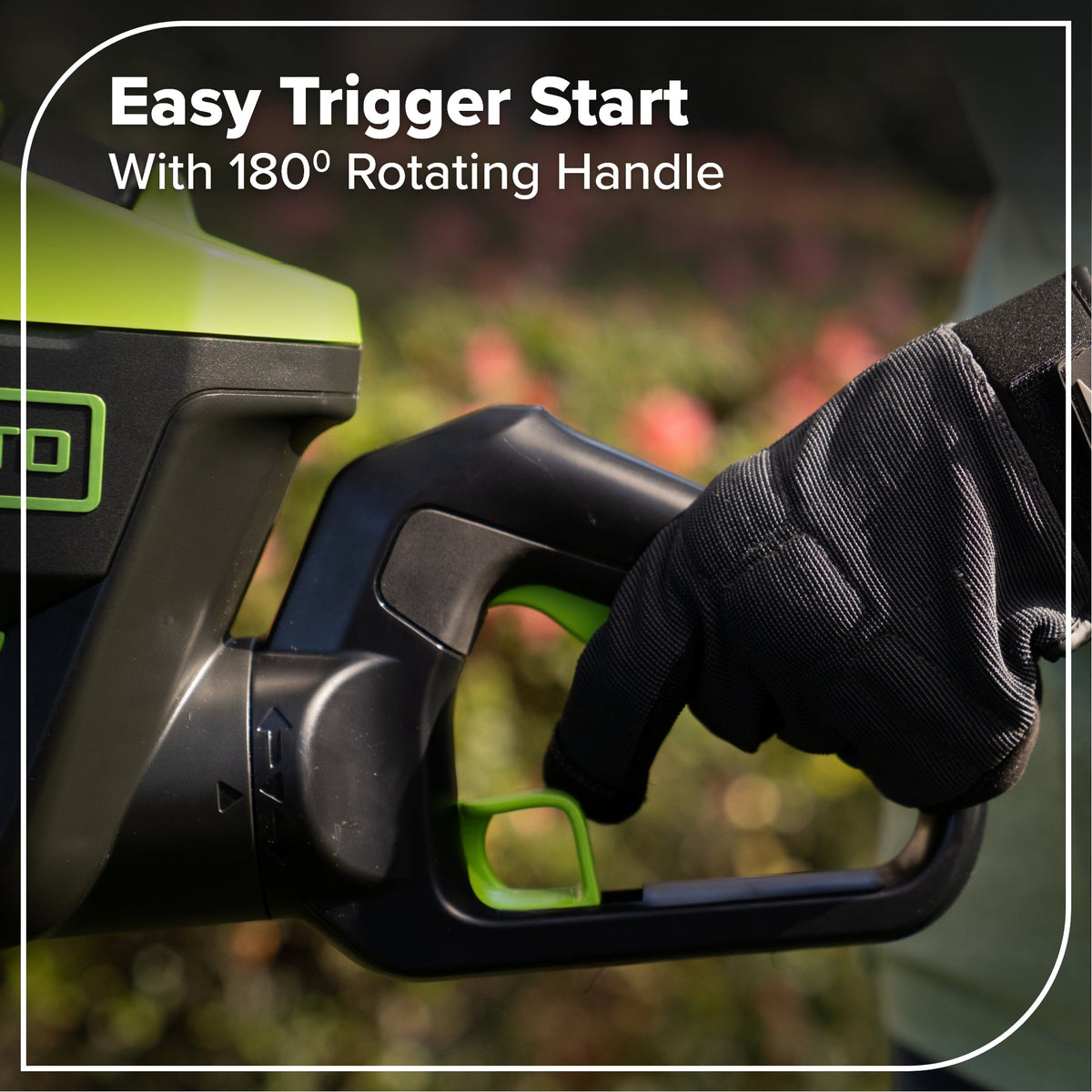 80V 26" Cordless Battery Hedge Trimmer (1.1" cut, 3200 SPM): 2.0 Ah Battery and Charger