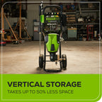 2500 PSI 2.1 GPM Cold Water Electric Pressure Washer
