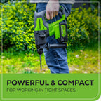 24V SDS-Plus 2J Brushless Rotary Hammer Drill: 4.0 Ah USB Battery and Charger