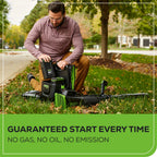 80V 690 CFM Cordless Battery Dual-Port Backpack Blower: (2) 4.0 Ah Batteries and Dual-Port Rapid Charger