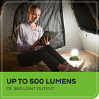 24V Cordless Battery 500 Lumen Lantern: 2.0 Ah Battery and Charger