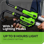 24V Cordless Battery Under Hood Work Light: 2.0 Ah Battery and Charger