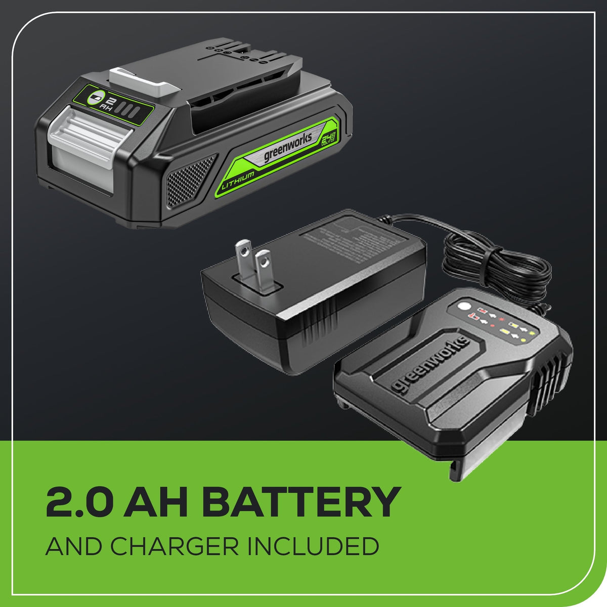 24V Cordless Battery Mini Bluetooth Speaker: 2.0 Ah Battery and Charger