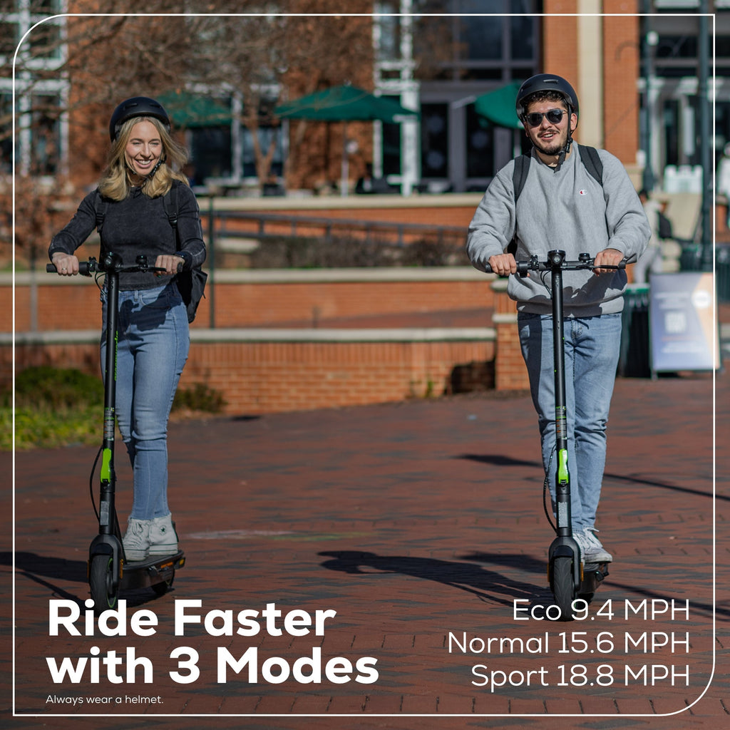 48V (24V x 2) STEALTH Series Electric Scooter: (2)4.0 Ah Batteries and Dual-Port Charger