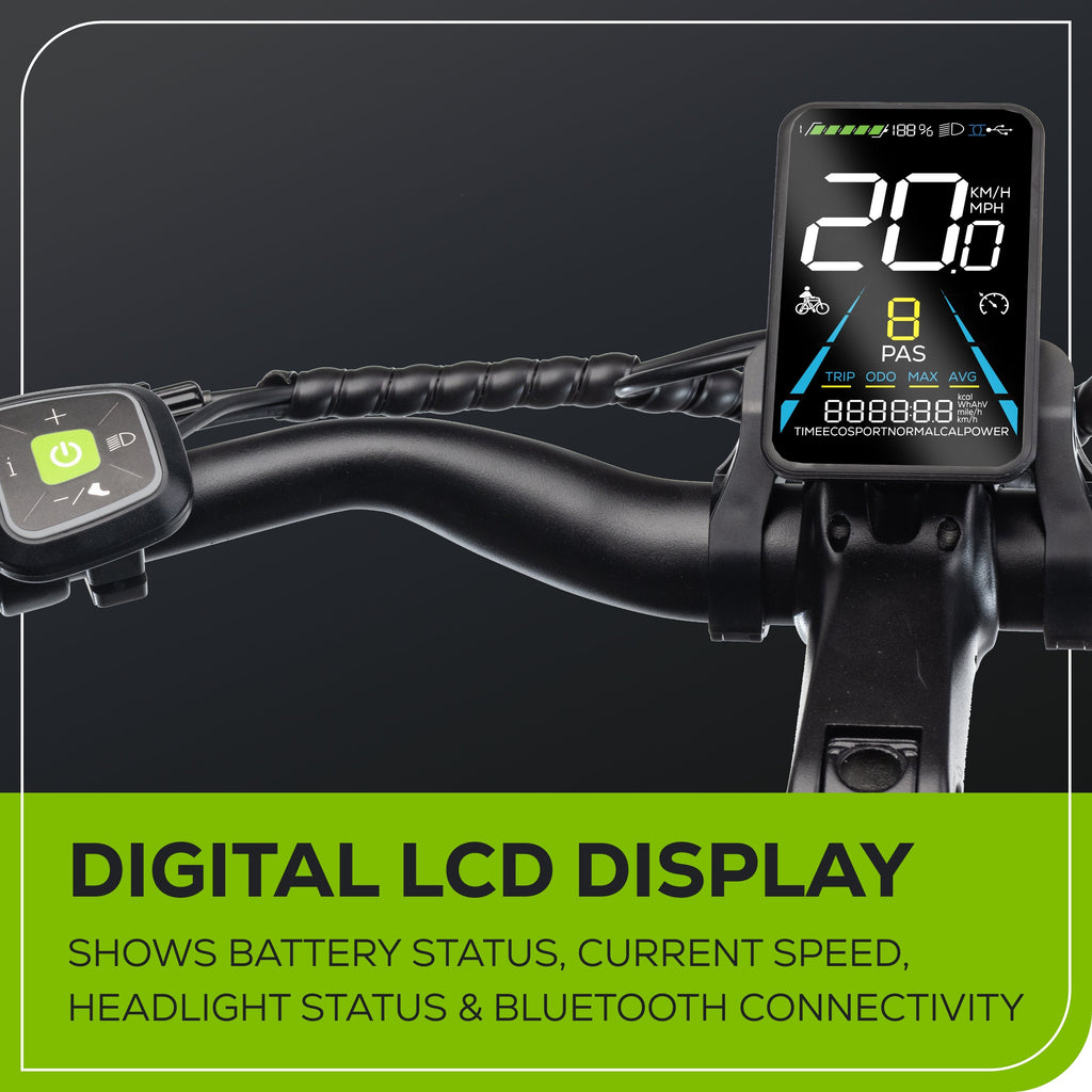80V VENTURE Series 27.5" Electric Commuter Bike, 4Ah Battery and Charger