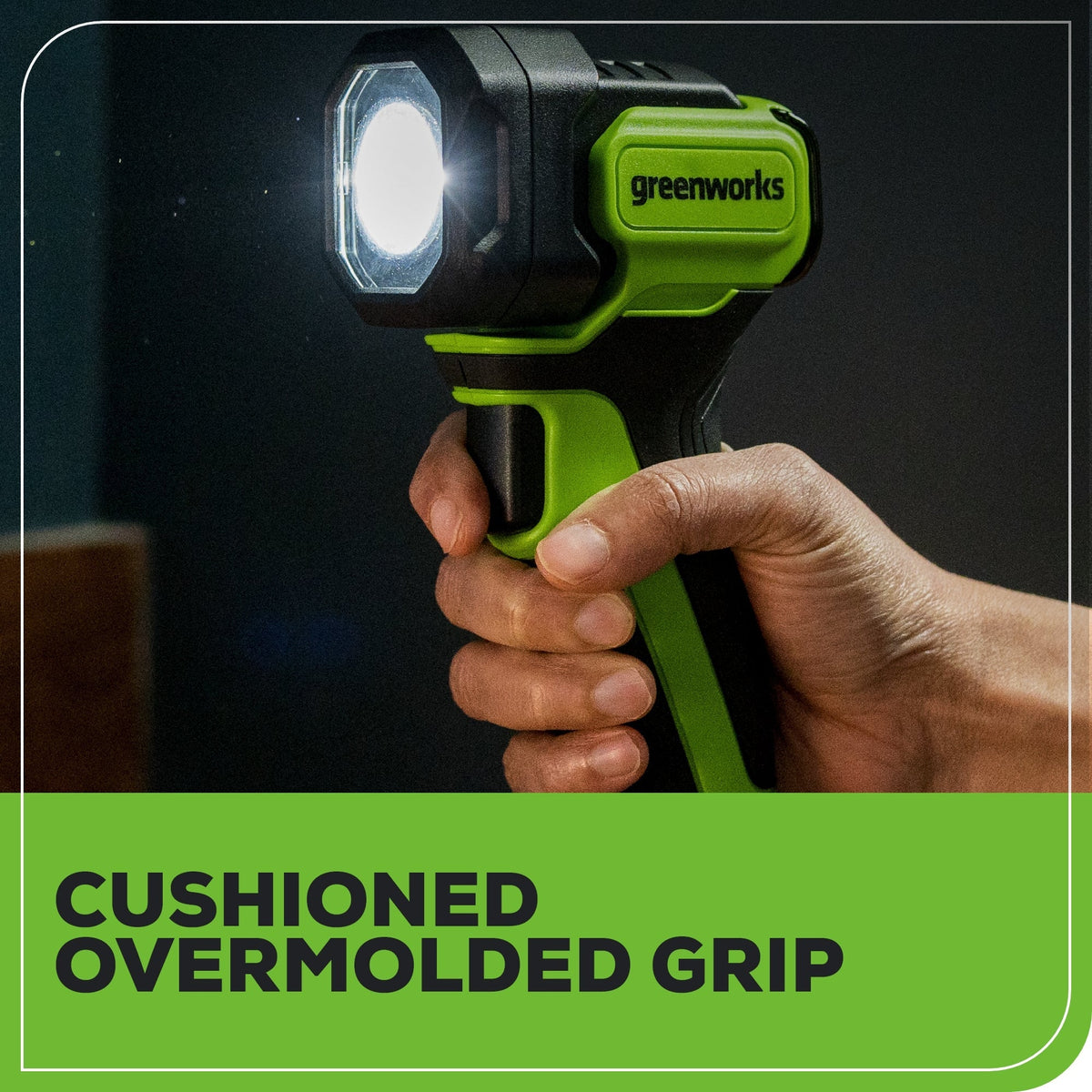 24V 200 Lumen Cordless Battery LED Flashlight: 2.0 Ah Battery and Charger