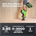 24V 1" One-Handed Compact Reciprocating Saw: 2.0 Ah Battery and Charger
