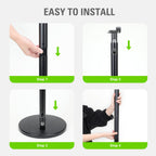 24V Stick Vac Stand - Black