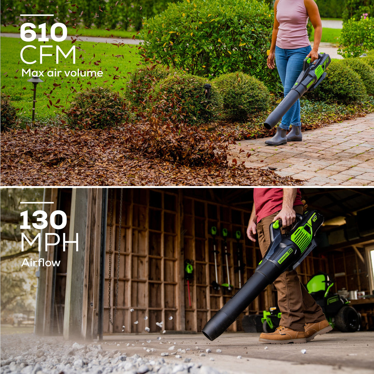 60V 25" Cordless Battery Self-Propelled Mower Combo Kit, Blower: (2) 4.0 Ah Batteries and Dual-Port Charger