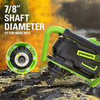 80V Cordless Battery Brushless Earth Auger Powerhead (Tool Only)