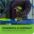 24V 1/4" 1950 in/lbs Brushless Impact Driver Kit: (2) 2.0 Ah Batteries, Charger, Bits and Tool Bag