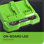24V 4A Dual-Port Battery Charger
