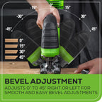 24V Cordless Battery Brushless Jig Saw: 2.0 Ah Battery and Charger