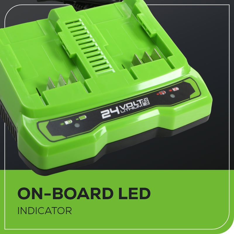 24V 2A Dual-Port Battery Charger