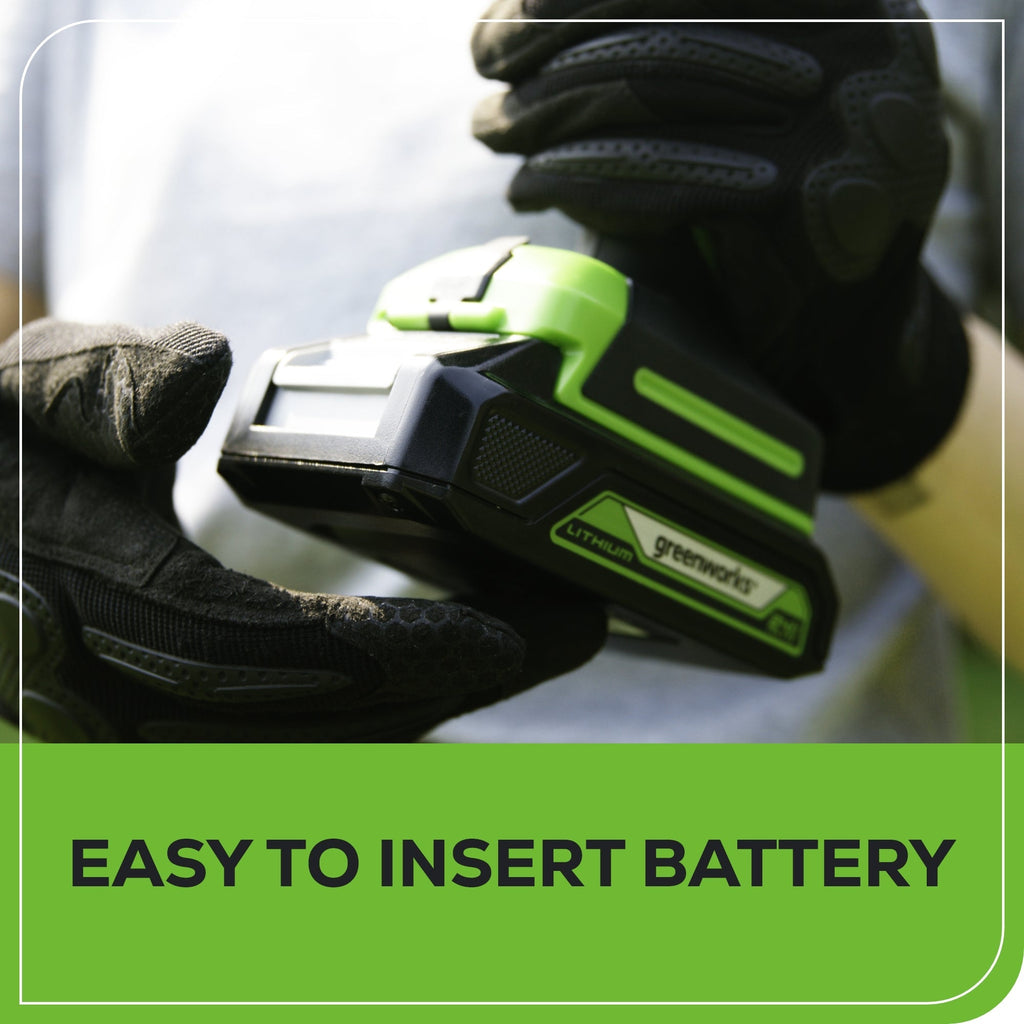 24V Shear Shrubber, 1.5Ah USB Battery and 0.5A Charger