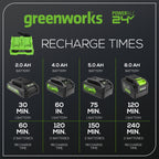 24V 4.0 Ah USB Battery (2-Pack) Starter Kit and Dual-Port Rapid Charger