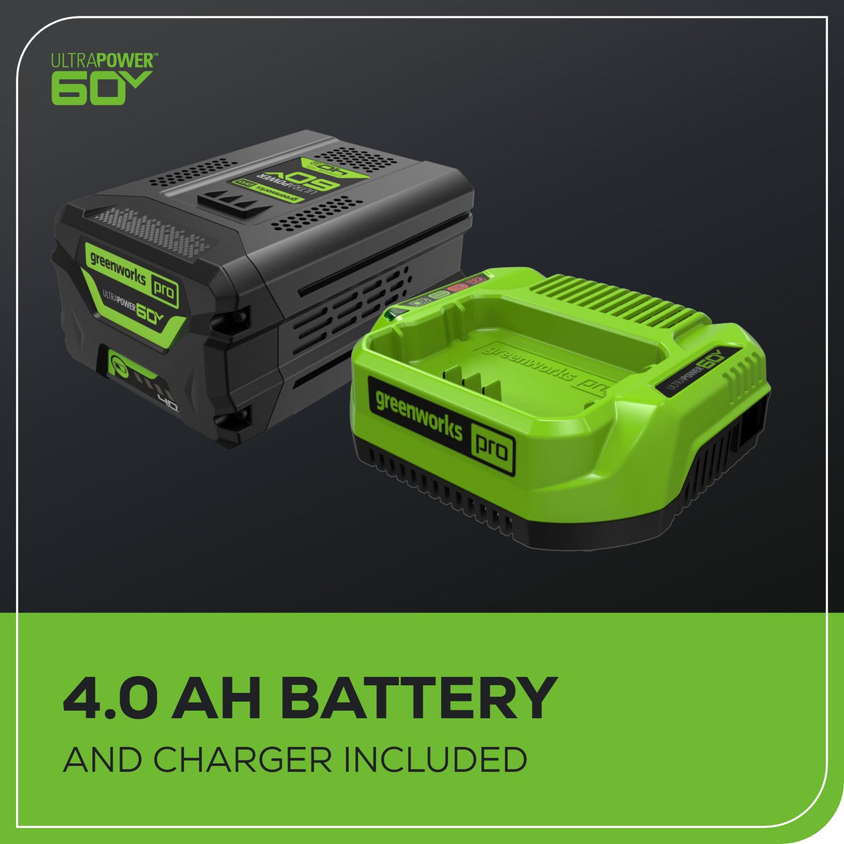 60V 16" Cordless Battery String Trimmer (Attachment Capable) and 16" Hedge Trimmer Attachment Combo Kit: 4.0 Ah Battery and Charger