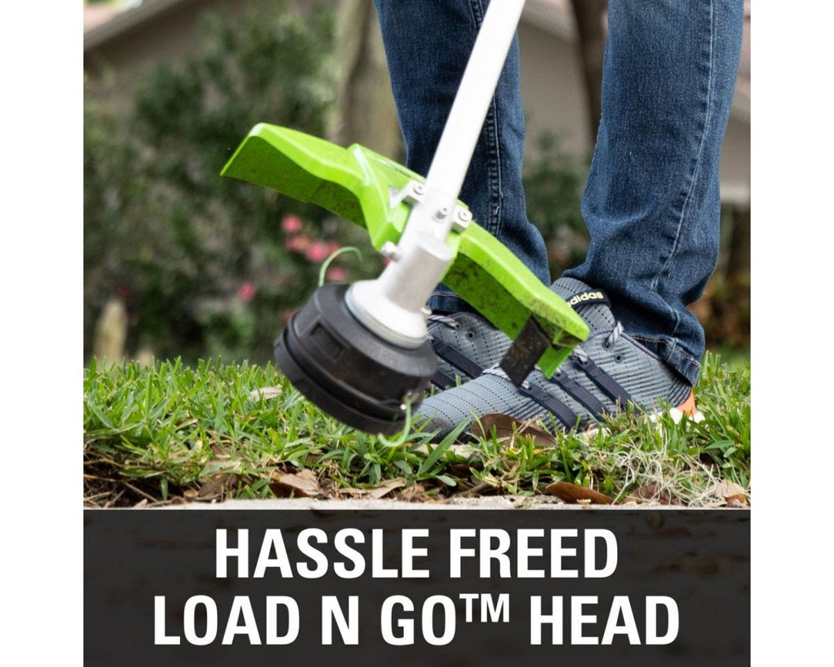 60V 16" Cordless Battery String Trimmer (Attachment Capable)and 10" Cultivator Attachment Combo Kit: 4.0 Ah Battery and Charger