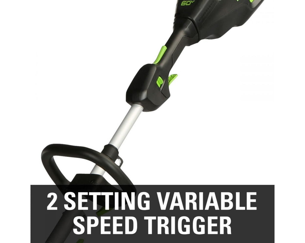 60V 16" Cordless Battery String Trimmer (Attachment Capable)and 10" Cultivator Attachment Combo Kit: 4.0 Ah Battery and Charger