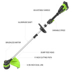 40V 17" Cordless Battery String Trimmer, 8.0 Ah Battery and Charger