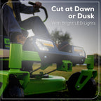60V 42" Electric CrossoverZ Zero Turn Mower with (4) 8 Ah Batteries and (2) Dual-Port Turbo Chargers, CRZ4262