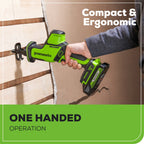 24V 1" One-Handed Compact Reciprocating Saw (Tool Only)