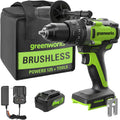 24V 1/2" 1240 in/lbs Hammer Drill: 4.0 Ah Battery and Charger