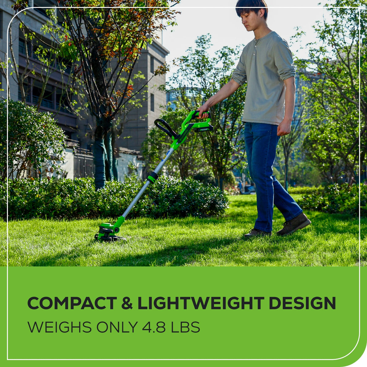 40V 13" Gen 2 Cordless Battery String Trimmer / Edger: 2.0 Ah Battery and Charger